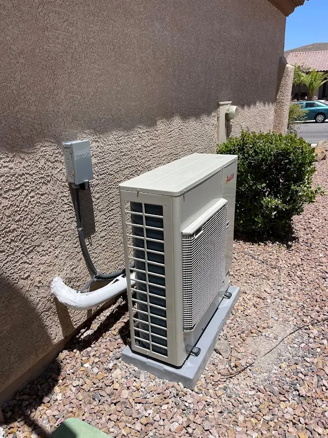 Residential air conditioning condenser unit in Nipomo